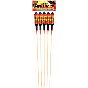 War Hawk 2 Double Burst Rocket 5pce (1.3G)